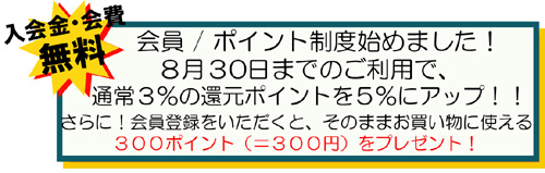 ポイントアップキャンペーン